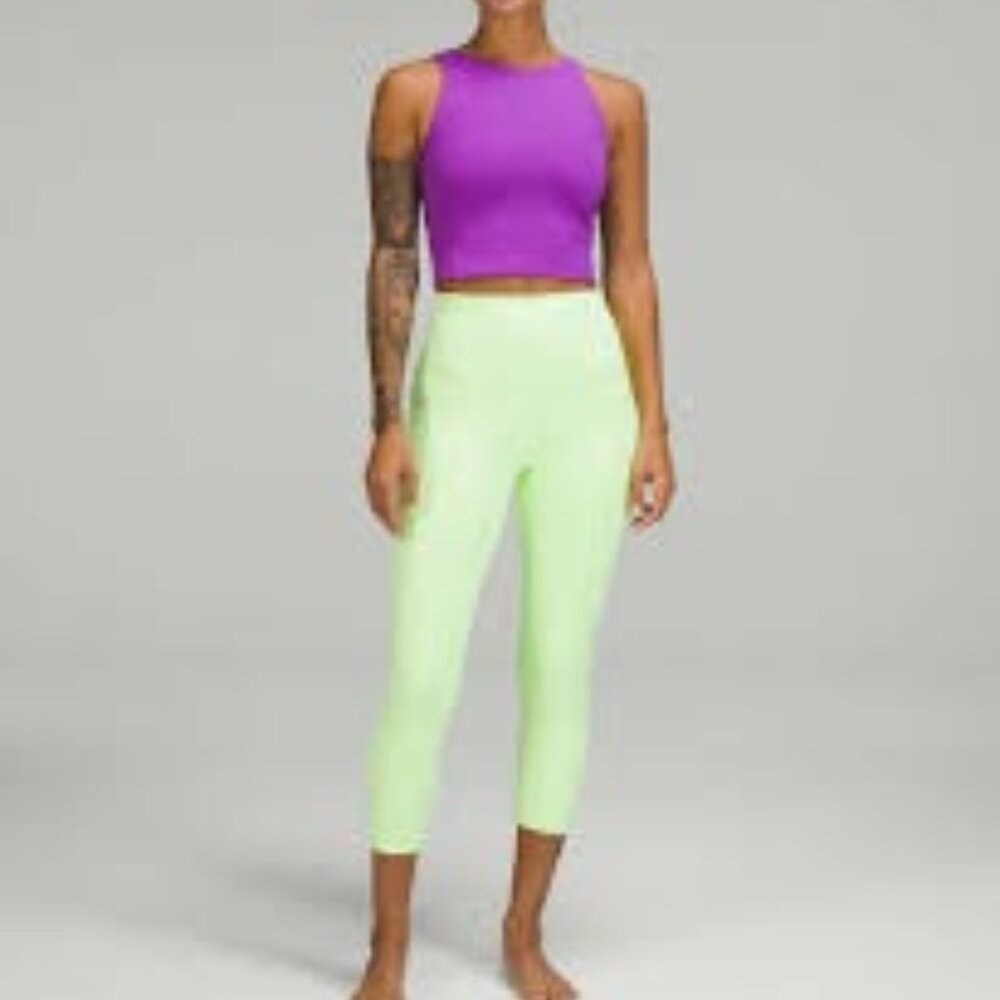 Lululemon Align High-Rise Crop 23" in Faded Zap Size 8
